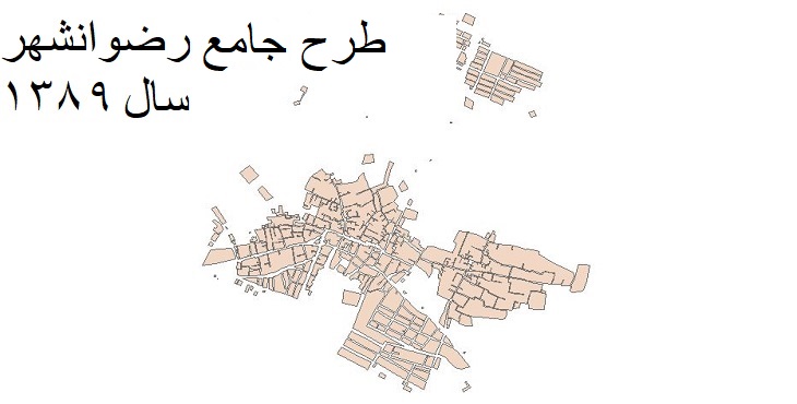 دانلود طرح جامع شهر رضوانشهر سال 1389