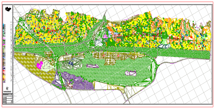 نقشه اتوکد طرح تفصیلی شهر صدرا