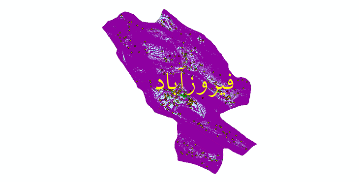 دانلود شیپ فایل های شهرستان فیروزآباد