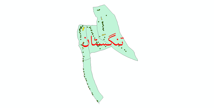 دانلود نقشه جی آی اس تقسیمات سیاسی شهرستان تنگستان سال 1398 | شهرنگار