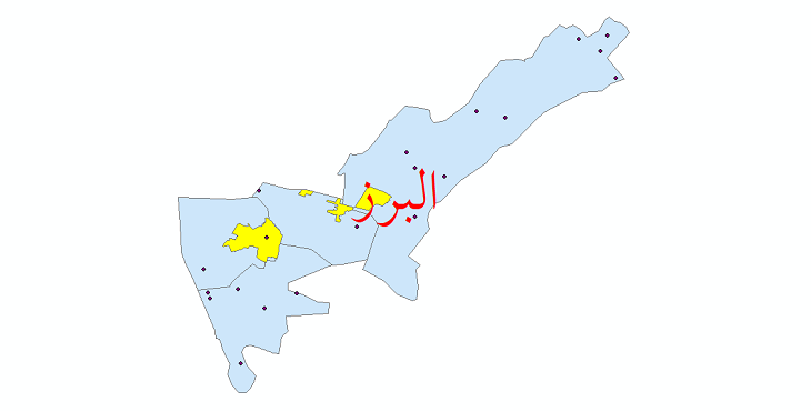 دانلود نقشه جی ای اس تقسیمات سیاسی شهرستان البرز سال 1398