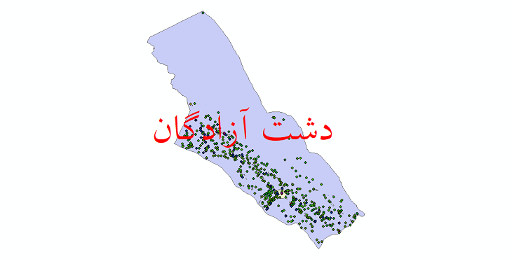 دانلود نقشه شیپ فایل آمار جمعیت نقاط شهری و نقاط روستایی شهرستان دشت آزادگان  از سال 1335 تا 1395 | شهرنگار