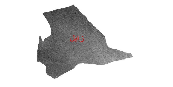 دانلود نقشه دم رقومی ارتفاعی شهرستان زابل