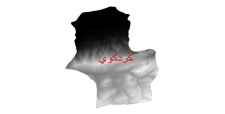 دانلود نقشه دم رقومی ارتفاعی شهرستان کردکوی
