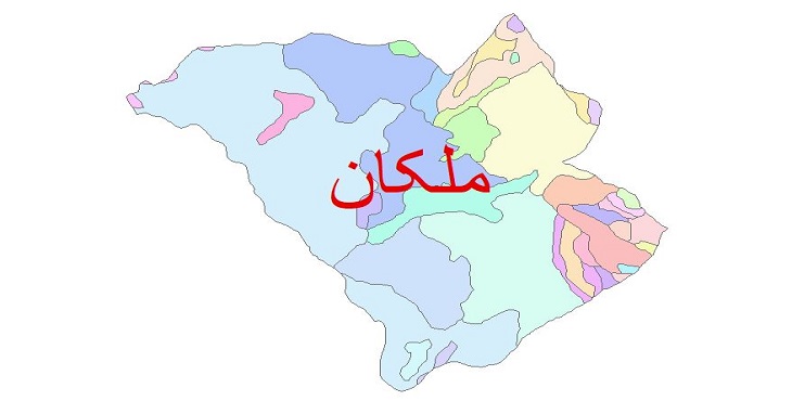 دانلود نقشه شیپ فایل زمین شناسی شهرستان ملکان