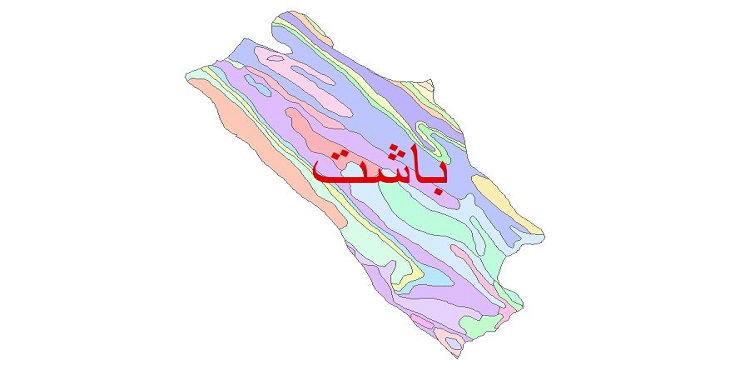 دانلود نقشه شیپ فایل زمین شناسی شهرستان باشت