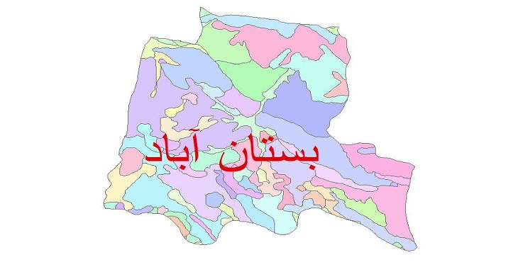 دانلود نقشه شیپ فایل زمین شناسی شهرستان بستان آباد