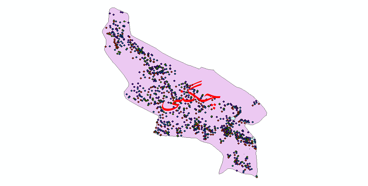 دانلود نقشه شیپ فایل آمار جمعیت نقاط شهری و نقاط روستایی شهرستان چگنی از سال 1335 تا 1395