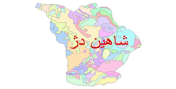 دانلود نقشه شیپ فایل زمین شناسی شهرستان شاهین دژ