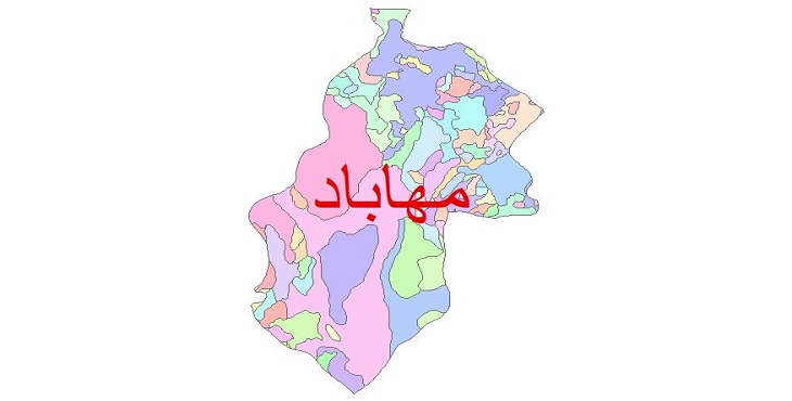 دانلود نقشه شیپ فایل زمین شناسی شهرستان مهاباد
