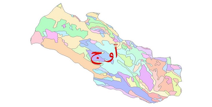 دانلود نقشه شیپ فایل زمین شناسی شهرستان آوج