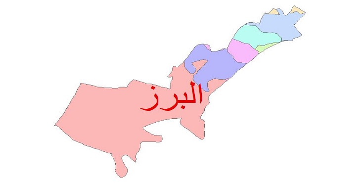 دانلود نقشه شیپ فایل زمین شناسی شهرستان البرز