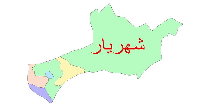 دانلود نقشه شیپ فایل زمین شناسی شهرستان شهریار
