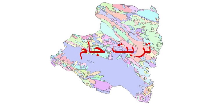 دانلود نقشه شیپ فایل زمین شناسی شهرستان تربت جام