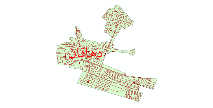 دانلود نقشه شیپ فایل شبکه معابر شهر دهاقان سال 1399