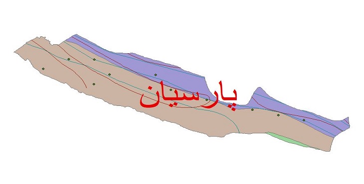 دانلود شیپ فایل اقلیمی شهرستان پارسیان