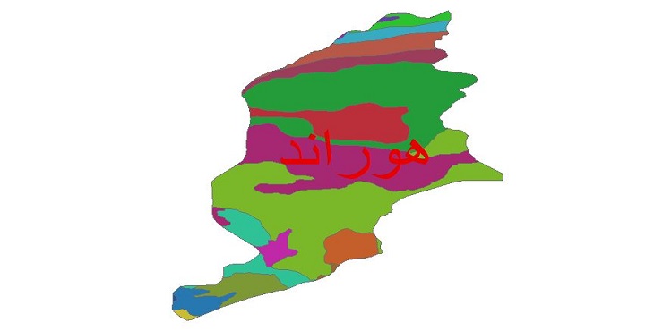 دانلود نقشه شیپ فایل زمین شناسی شهرستان هوراند