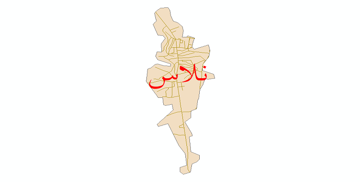 دانلود نقشه شیپ فایل شبکه معابر شهر نلاس سال 1399