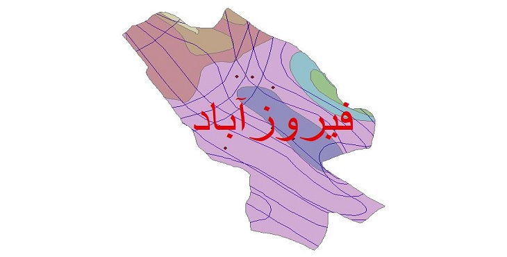 دانلود شیپ فایل اقلیمی شهرستان فیروزآباد
