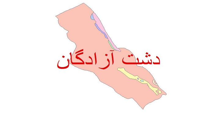 دانلود نقشه شیپ فایل زمین شناسی شهرستان دشت آزادگان