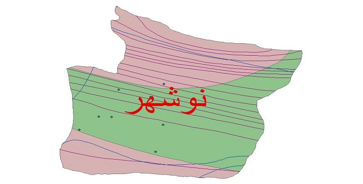 دانلود شیپ فایل اقلیمی شهرستان نوشهر
