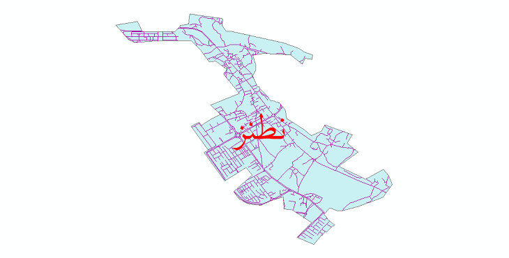 دانلود نقشه شیپ فایل شبکه معابر شهر نطنز سال 1399