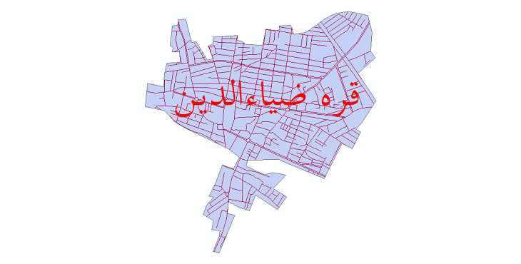 دانلود نقشه شیپ فایل شبکه معابر شهر قره ضیاءالدین سال 1399