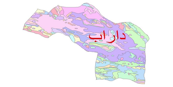 دانلود نقشه شیپ فایل زمین شناسی شهرستان داراب