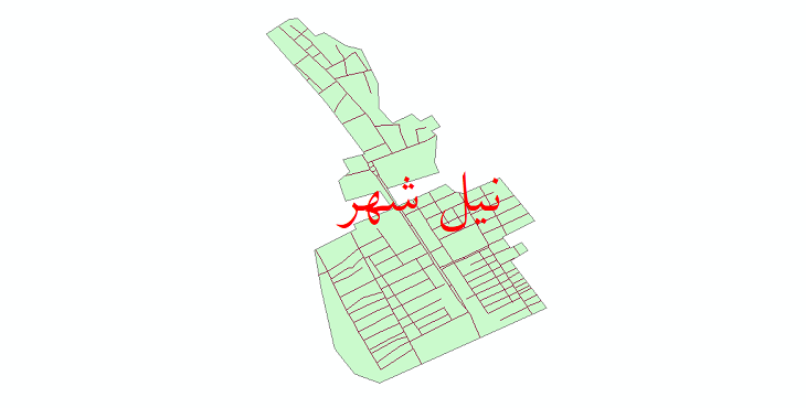 دانلود نقشه شیپ فایل شبکه معابر شهر نیل شهر سال 1399 | شهرنگار