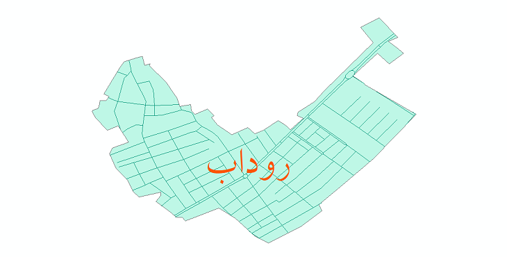 دانلود نقشه شیپ فایل شبکه معابر شهر روداب سال 1399