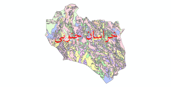 دانلود نقشه شیپ فایل فرسایش استان خراسان جنوبی