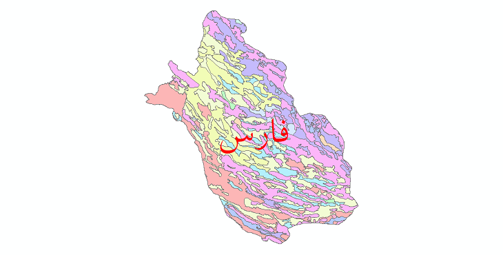 دانلود نقشه شیپ فایل خاک استان فارس