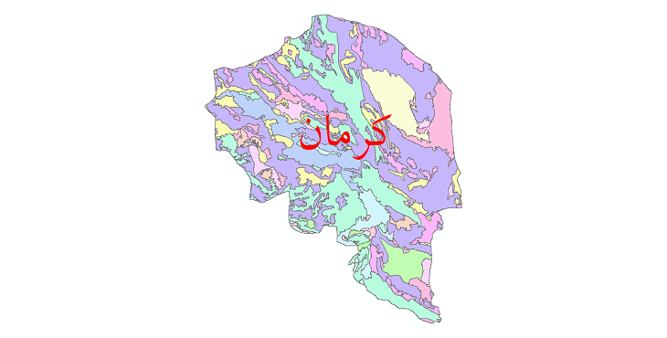 دانلود نقشه شیپ فایل خاک استان کرمان