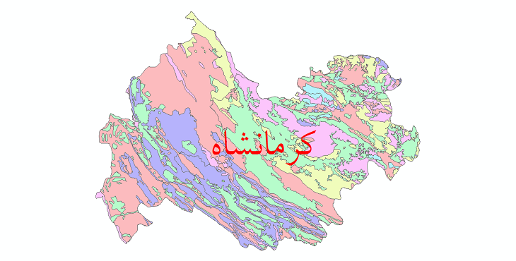 دانلود نقشه شیپ فایل فرسایش استان کرمانشاه
