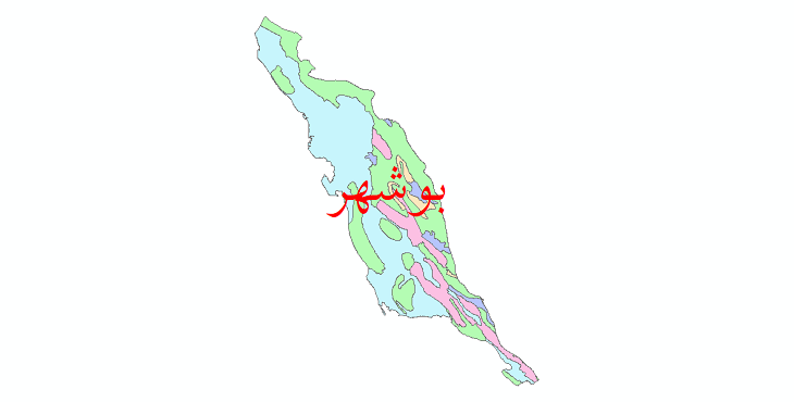 دانلود نقشه شیپ فایل خاک استان بوشهر