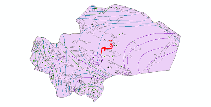 دانلود نقشه شیپ فایل اقلیمی استان قم