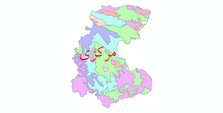 دانلود نقشه شیپ فایل خاک استان مرکزی