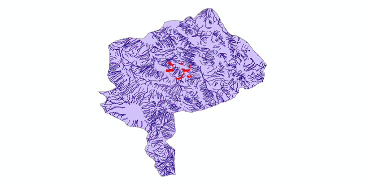 دانلود نقشه شیپ فایل رودخانه های استان یزد