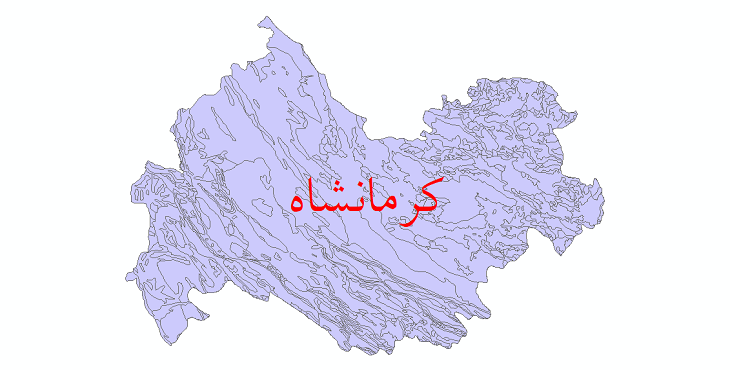 دانلود نقشه شیپ فایل زمین‌شناسی استان کرمانشاه