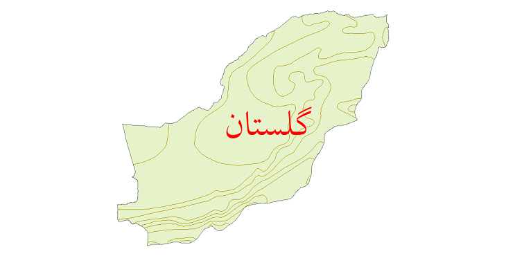 دانلود نقشه شیپ فایل خطوط هم دما استان گلستان