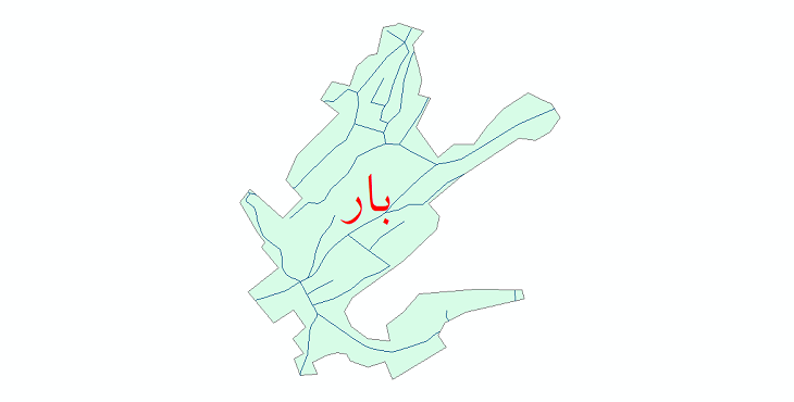 دانلود نقشه شیپ فایل شبکه معابر شهر بار سال 1399