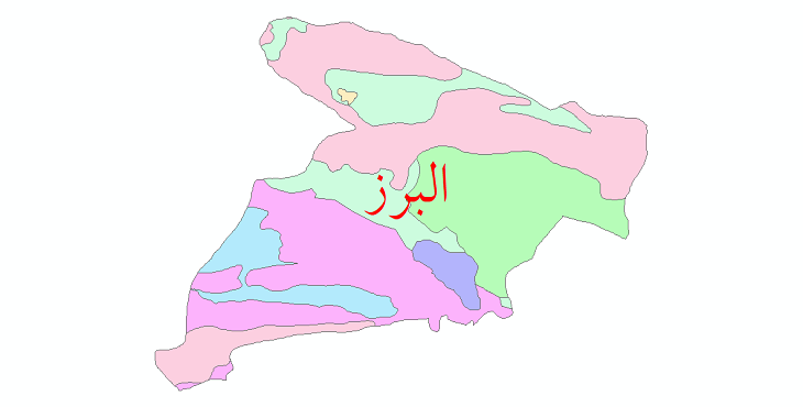 دانلود نقشه شیپ فایل خاک استان البرز