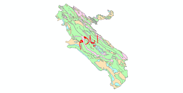 دانلود نقشه شیپ فایل فرسایش استان ایلام