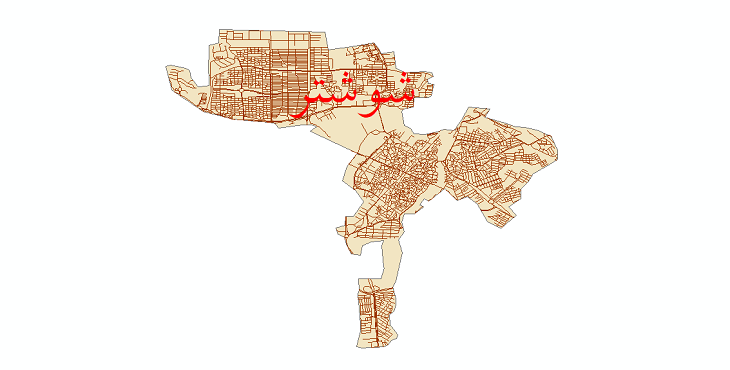دانلود نقشه شیپ فایل شبکه معابر شهر شوشتر سال 1399