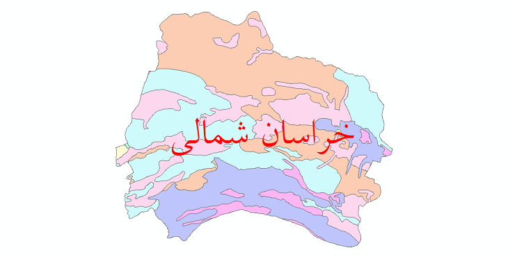 دانلود نقشه شیپ فایل خاک استان خراسان شمالی