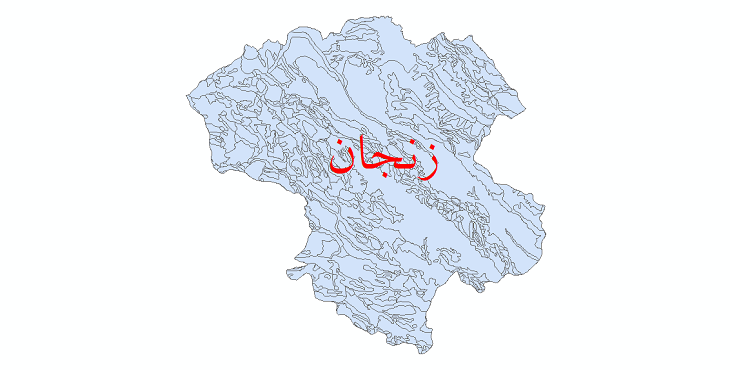 دانلود نقشه شیپ فایل زمین‌شناسی استان زنجان