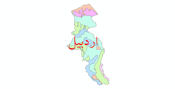 دانلود نقشه شیپ فایل خاک استان اردبیل