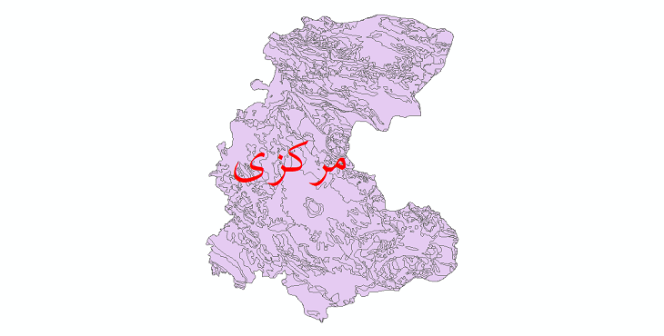 دانلود نقشه شیپ فایل زمین‌شناسی استان مرکزی