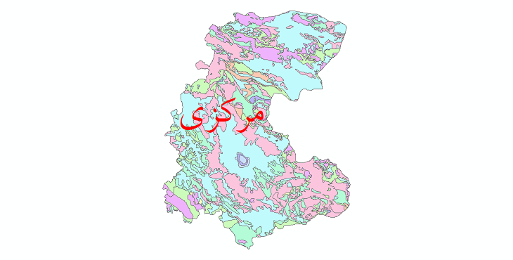 دانلود نقشه شیپ فایل فرسایش استان مرکزی