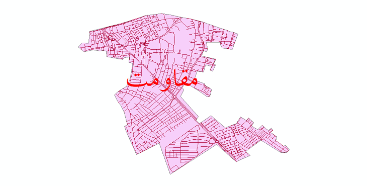 دانلود نقشه شیپ فایل شبکه معابر شهر مقاومت سال 1399